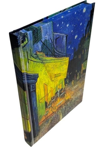 14X20 Van Gogh / Terasta Gece 112 Yp Lastikli Sert Kapak Çizgili Defter