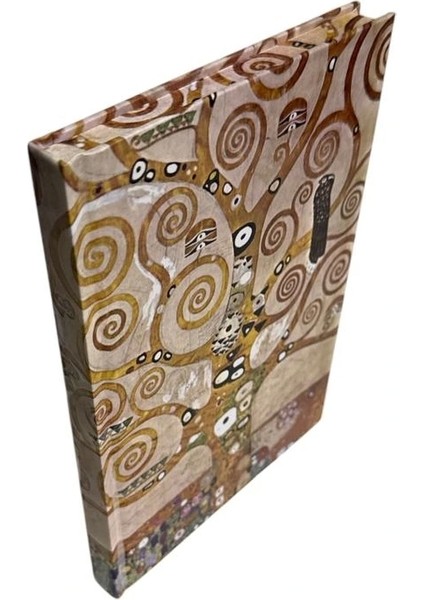 14X20 Gustav Klimt / Hayat Ağacı 112 Yp Lastikli Sert Kapak Çizgili Defter