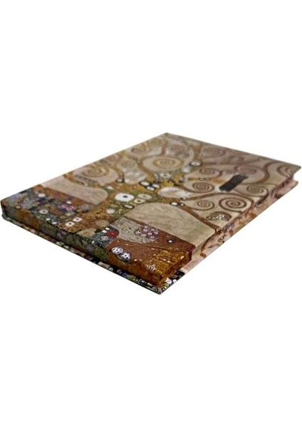 14X20 Gustav Klimt / Hayat Ağacı 112 Yp Lastikli Sert Kapak Çizgili Defter