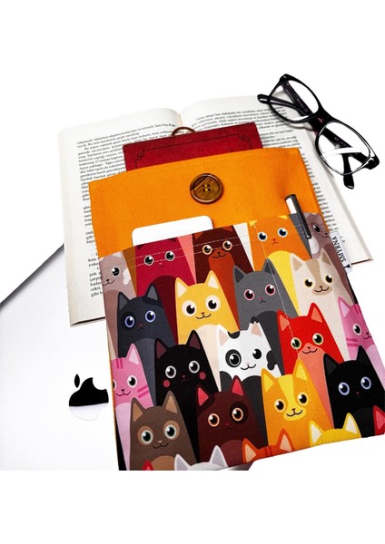 Kitap Kılıfı / Kitap Çantası , Kedi Sarı fiyatları