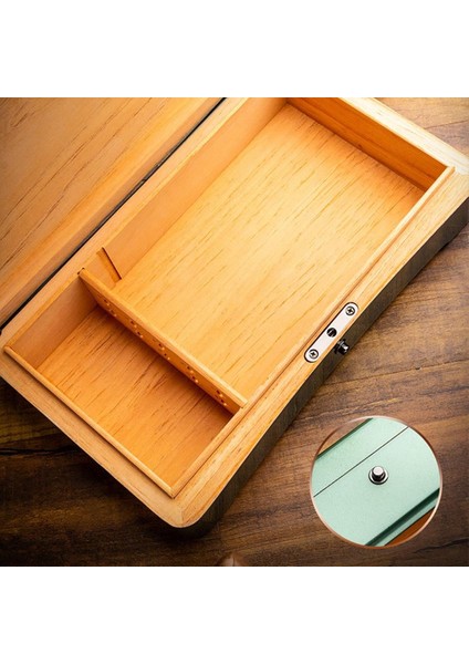 Yeni Stil Slim Puro Kutusu Humidor Lake Yeşil 12's