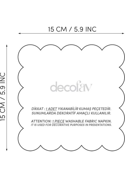 Gece Cami Motifli Ramazan Temalı nakış Kenar Kumaş Kokteyl Peçetesi 1 Adet fiyatları