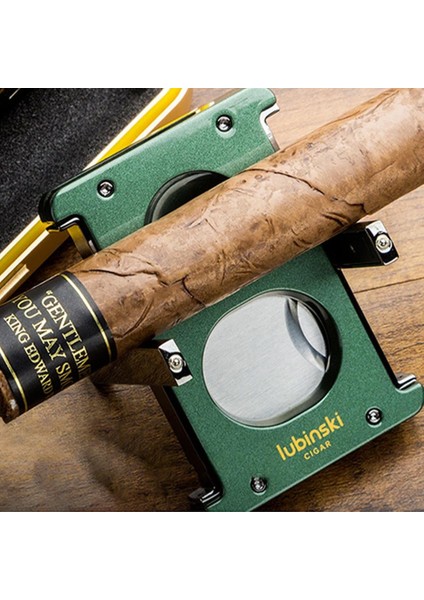 Sehpalı-Delicili Premium Puro Kesici Lazer Bıçak Double Cutter YEŞIL(60RING) fırsatları