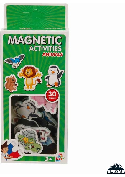 Manyetik Mıknatıslı Hayvanlar Eğitici Hayvanları Tanıma Buzdolabı Sticker Oyuncak Magnet modelleri