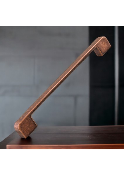 Metal Kulp 256 mm 25.6 cm Mobilya Çekmece Mutfak Dolabı Dolap Kulpları Antik Bakır fırsatları
