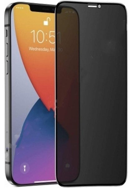 iPhone 12 Pro Hayalet Ekran Koruyucu Tam Kaplayan Gizli Privacy