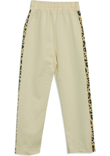 Kız Çocuk Leopar Desenli 2'li Eşofman Takımı fırsatları