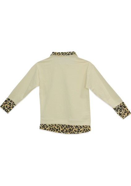 Kız Çocuk Leopar Desenli 2'li Eşofman Takımı indirimleri