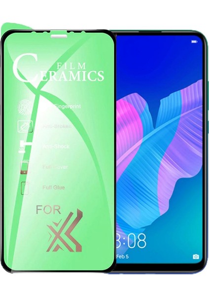 Huawei P40 Lite E Ekran Koruyucu 9d Seramik Nano Tam Kaplayan