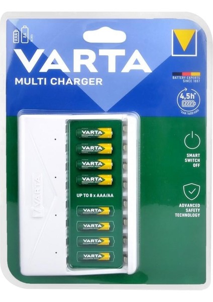 57659 Multi 8li Slot Aa - Aaa Pil Şarj Cihazı