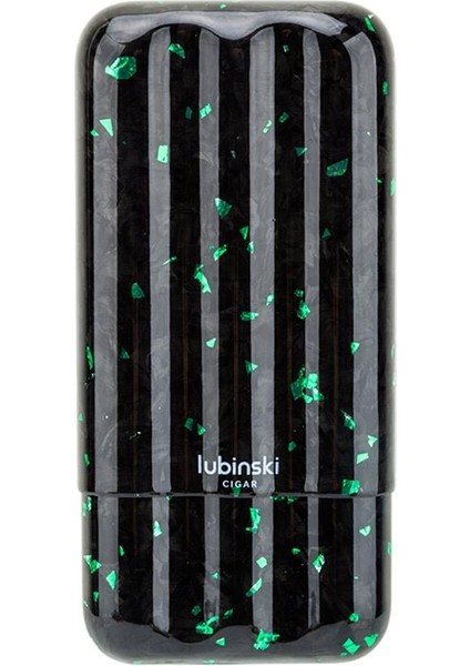 Carbonfiber Puro Kılıfı Siyah-Yeşil 3lü (60RING)