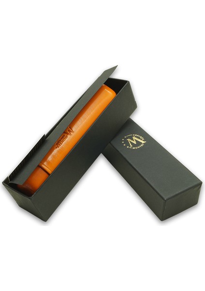 Gerçek Deri El Yapımı Puro Kılıfı Tekli (52 Ring) Amsterdam modelleri