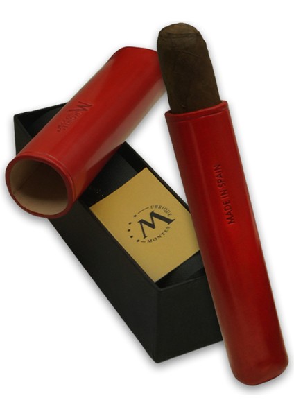 Gerçek Deri El Yapımı Puro Kılıfı Tekli (52 Ring) Paris fırsatları