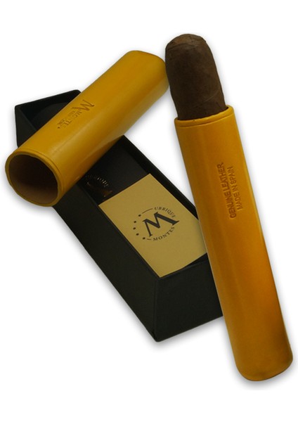 Gerçek Deri El Yapımı Puro Kılıfı Tekli (52 Ring) Bali fırsatları