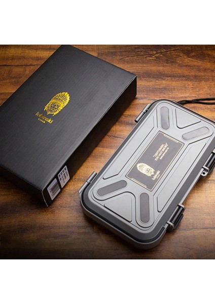 Yeni Stil Seyahat Puro Kutusu Humidor Kırılmaz Plastik Lacivert 5's