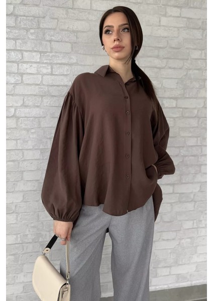 Pile Detaylı Kadın Salaş Gömlek fiyatları