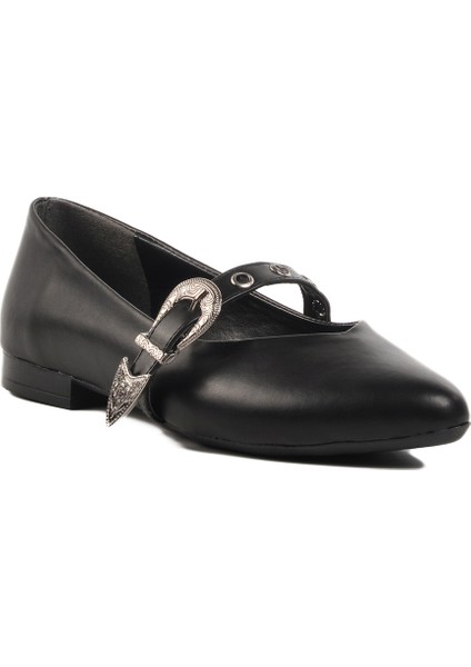 Siyah Hafif Kemerli Kadın Babet 354155 Z modelleri