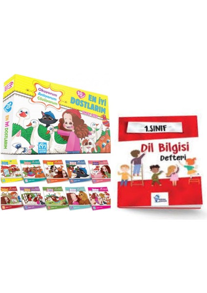 (Sınıf: 1) En İyi Dostlarım Hikaye Seti Ve Dil Bilgisi Defteri