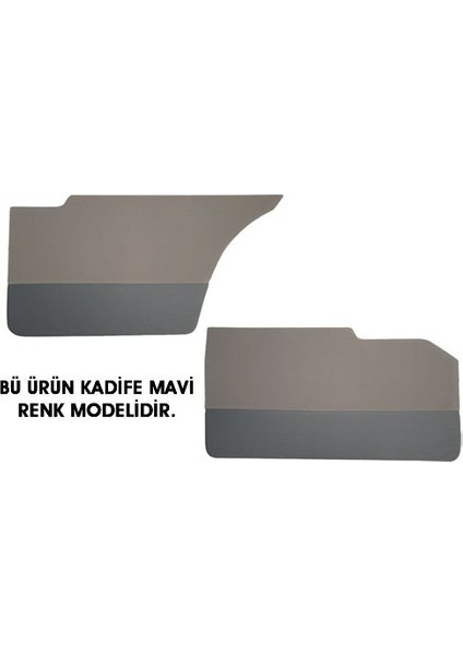 -SOD107YM - Kapı Döşemesi Kadife Kumaş Mavi Doğan