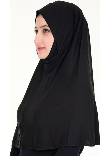 Peçeli Hazır Türban Pratik Şal Hijab Namaz Örtüsü