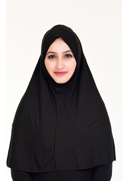 Peçeli Hazır Türban Pratik Şal Hijab Namaz Örtüsü