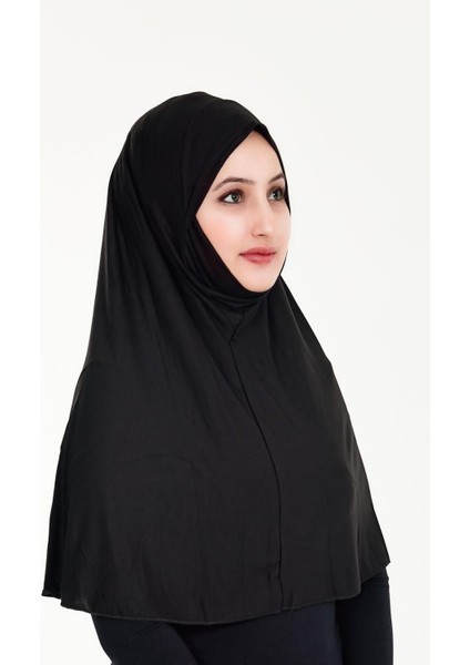 Peçeli Hazır Türban Pratik Şal Hijab Namaz Örtüsü