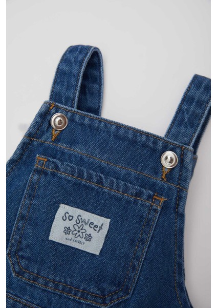Kız Bebek Jean Salopet Tulum E0441A525SP