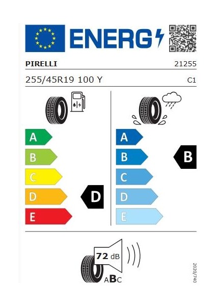 255/45 R19 100Y (Ao) P Zero Oto Yaz Lastiği (ÜRETIM:2024)