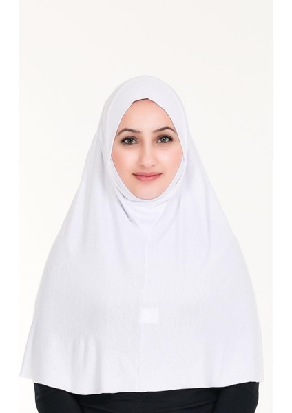 Peçeli Hazır Türban Pratik Şal Hijab Namaz Örtüsü