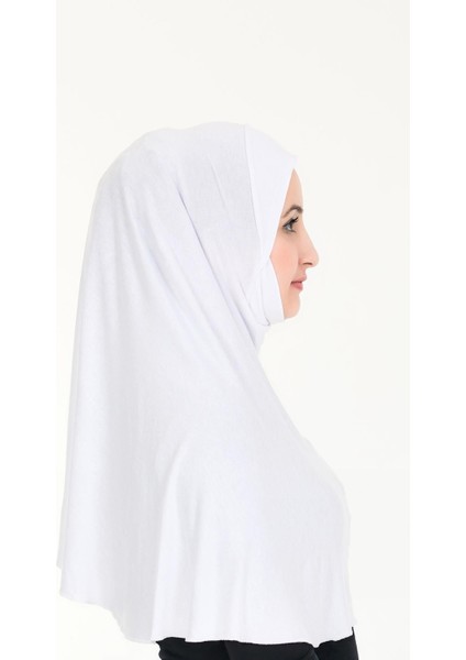 Peçeli Hazır Türban Pratik Şal Hijab Namaz Örtüsü