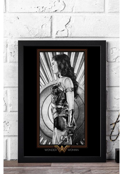 Wonder Woman Çerçeveli Tablo - Film Posteri Tablo