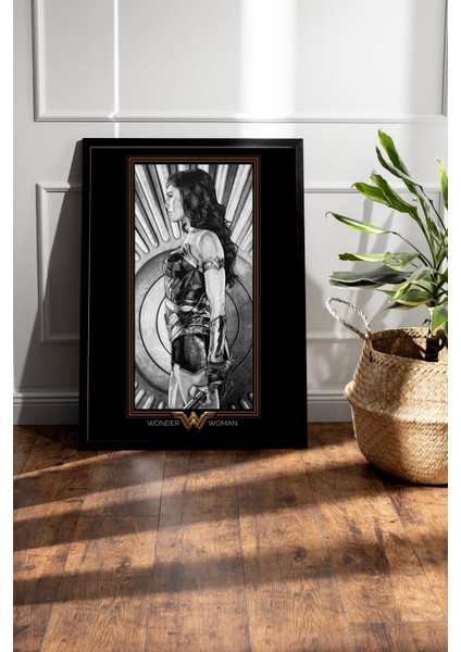 Wonder Woman Çerçeveli Tablo - Film Posteri Tablo fiyatları
