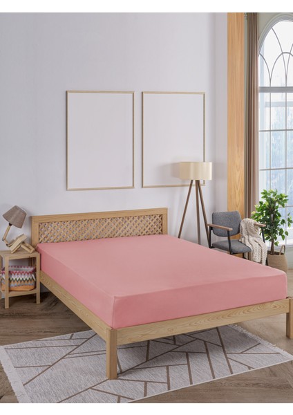 Penye Lastikli Çarşaf, 100×200 Tek Kişilik %100 Pamuk Örme Kumaş, 145 Gr/m²