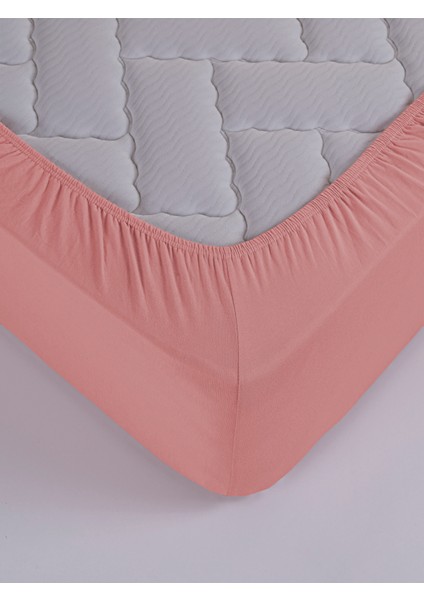 Penye Lastikli Çarşaf, 100×200 Tek Kişilik %100 Pamuk Örme Kumaş, 145 Gr/m²