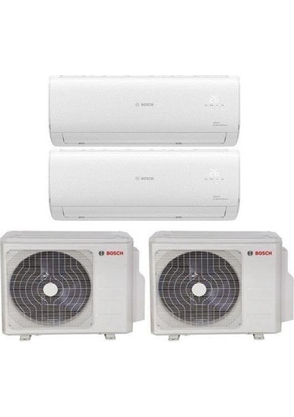 Multi Split Inverter Klima 72000 Btu Dış (36+36) + 2 Iç Ünite 24000 + 24000 Btu