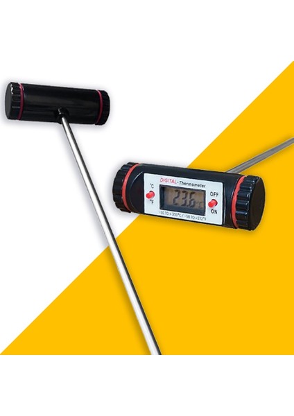 Uzun Problu Dijital Çubuk Termometre 50 cm | TT-5001