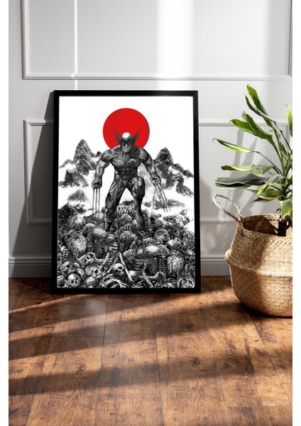 X-Men Wolverine Çerçeveli Tablo - Marvel Film Posteri Tablo fiyatları