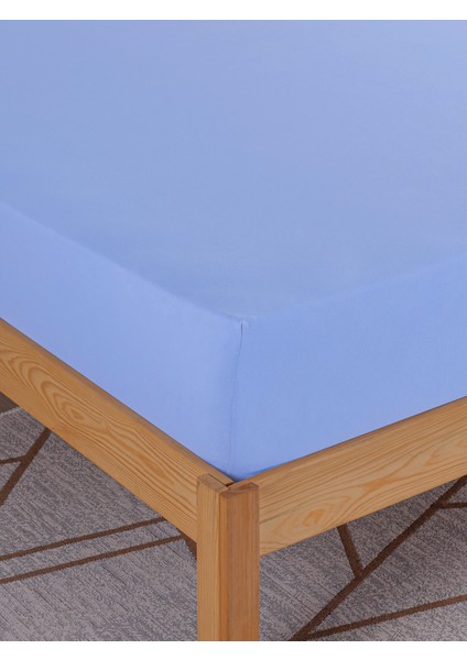 Penye Lastikli Çarşaf, 100×200 Tek Kişilik %100 Pamuk Örme Kumaş, 145 Gr/m²