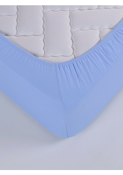 Penye Lastikli Çarşaf, 100×200 Tek Kişilik %100 Pamuk Örme Kumaş, 145 Gr/m²