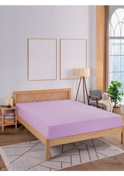 Penye Lastikli Çarşaf, 100×200 Tek Kişilik %100 Pamuk Örme Kumaş, 145 Gr/m²