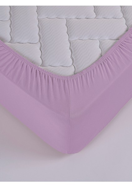 Penye Lastikli Çarşaf, 100×200 Tek Kişilik %100 Pamuk Örme Kumaş, 145 Gr/m²
