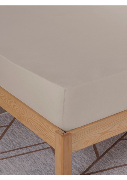 Penye Lastikli Çarşaf, 100×200 Tek Kişilik %100 Pamuk Örme Kumaş, 145 Gr/m²