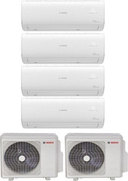 Multi Split Inverter Klima 72000 Btu Dış (36+36) + 4 Iç Ünite 12000 + 12000 + 24000 + 24000 Btu