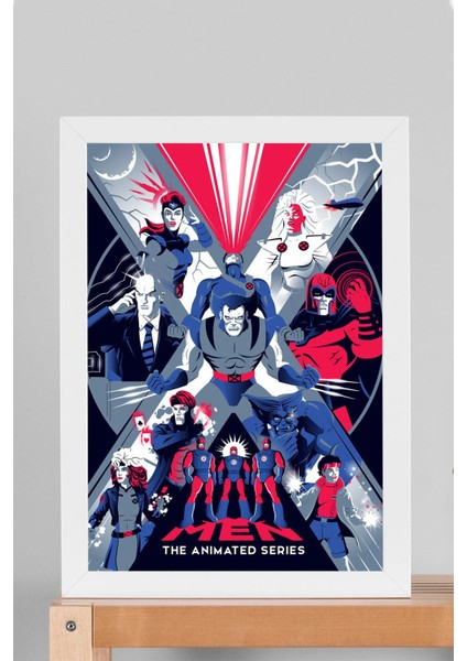 X-Men Çerçeveli Tablo - Marvel Film Posteri Tablo