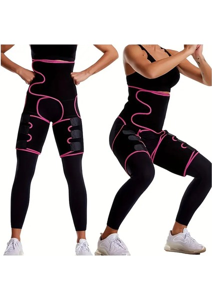 3'ü 1 Arada Bel Eğitici & Uyluk Şekillendirici ve Kalça Kaldırıcı - Vücut Fitness Kemeri