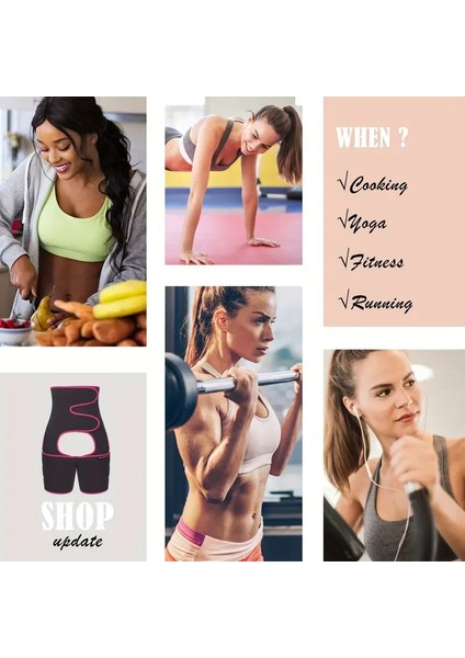 3'ü 1 Arada Bel Eğitici & Uyluk Şekillendirici ve Kalça Kaldırıcı - Vücut Fitness Kemeri