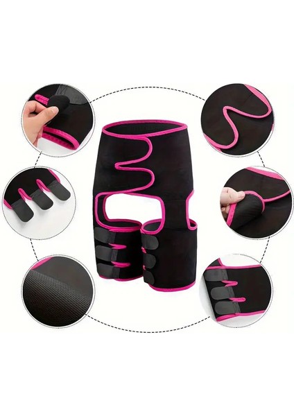 3'ü 1 Arada Bel Eğitici & Uyluk Şekillendirici ve Kalça Kaldırıcı - Vücut Fitness Kemeri