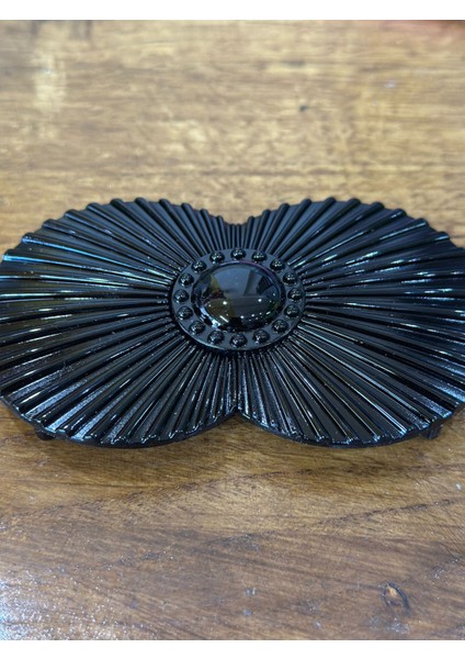 Siyah Midye Aç Kapa Kemer Tokası Giyim Aksesuarı 14X9 cm modelleri