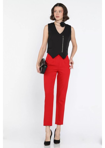 Kadın Boru Paça Pantolon P-00001659