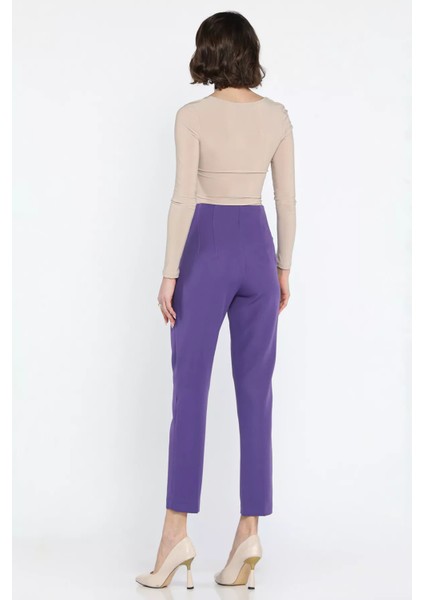 Kadın Boru Paça Pantolon P-00001659